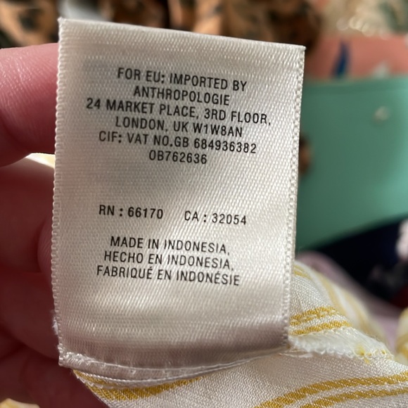 Anthro Maeve off the shoulder linen blend top - Picture 7 of 7